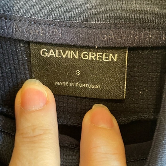 GALVIN GREEN- Dwight Golf Pullover, navy, size small - Picture 3 of 4